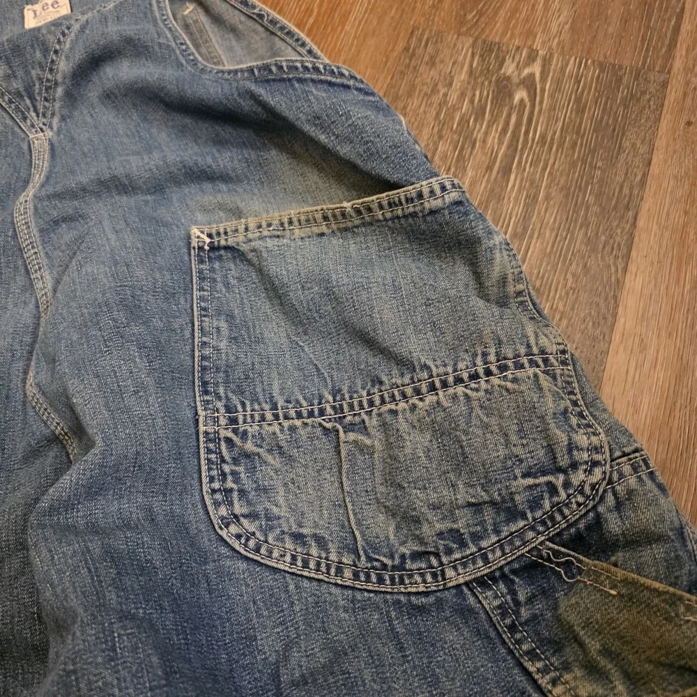 VTG Lee Denim‎ Overalls 1940s 1950s Sanforized Donut Buttons USA 29